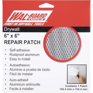 Wal-Board Tools 6 in. x 6 in. Self Adhesive Drywall Repair Patch (054-006-HD)