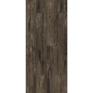 TrafficMaster Walnut Ember Grey 4 MIL x 6 in. W x 36 in. L Peel and Stick Water Resistant Luxury Vinyl Plank Flooring (36 sqft/case) (HP3197A)