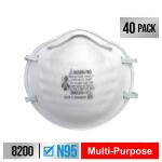 3M N95 Sanding and Fiberglass Respirator (40-Pack) (8200HB2-C40)