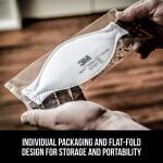 3M 9205+ N95 Aura Particulate Disposable Respirator Foldable (3 -Pack) (9205P-3-DC)