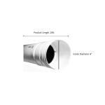 Advanced Drainage Systems 4 in. x 10 ft. Triplewall Solid Drain Pipe (4550010)