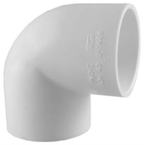 Charlotte Pipe 1/2 in. PVC Schedule. 40 90-Degree S x S Elbow Fitting (PVC023000600HD)
