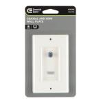 Commercial Electric 1-Gang White HDMI and Coaxial Plastic Wall Plate (DPPSSW-1CH-1)