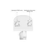 Commercial Electric 240-Degree White Motion Activated Integrated LED Outdoor Twin Head Security Flood Light, 4000K (IS08a240030WHTH)