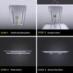 Commercial Electric 2 ft. x 2 ft. 4250 Lumens Non-Dimmable White Integrated LED Flat Panel Ceiling Flush Mount Light Fixture Selectable 5CCT (FP2X2/6WY/WH/HDT)