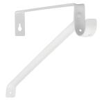 Everbilt 12.65 in. L Suitable for 9.8 in. Deep Shelf White Steel Shelf and Rod Bracket (EH-WSTHDUS-336)