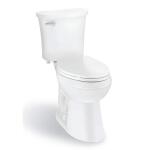 Glacier Bay Power Flush 12" Rough-In Elongated Toilet (1.28 GPF)