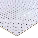 Handprint 48 in. H x 24 in. W White Pegboard (109099)