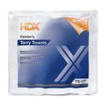 HDX 14 in. W x 14 in. L Cotton Painter's Towels (75-Count)(T-00475-HDX)