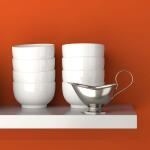 Home Decorators Collection 24 in. L x 7.75 in. W Slim Floating White Shelf (9085646)