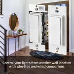 Leviton Decora Smart 2nd Gen 15 Amp Wi-Fi Smart Rocker Light Switch - White