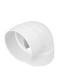 NDS 4 in. Hub x Hub PVC S&D 90-Degree Elbow Fitting (4P02)