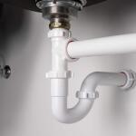 Oatey 1-1/2 in. White Plastic Sink Drain P- Trap (HDC9704B)