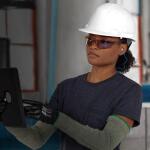 PIP White Type 1 Class E Hard Hat with 4-Point Ratchet Suspension (PRO11RW-VPD6)