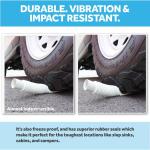 SIMPLE DRAIN 1.25 in. Rubber Threaded P-Trap Bathroom Single Sink Drain Kit (3EA-1V2-TC0)