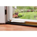Wright Products Heavy Duty Pneumatic Screen and Storm Door Closer with EZ-HOLD, White (V2012WH)