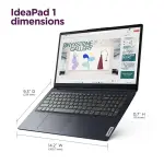 Lenovo IdeaPad 15.6" FHD Laptop - AMD Ryzen 3, 128GB SSD, 4GB RAM- Abyss Blue