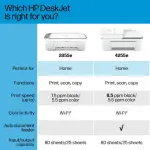HP DeskJet 2855e Wireless All-in-One Printer with 3 Months Instant Ink - White