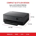 Canon PIXMA TS6420a Wireless All-in-One Inkjet Printer – Black