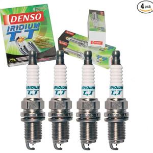 4 pc DENSO (NP4701) Iridium TT Spark Plugs - Honda Civic 1.6L 1.7L 1.8L 2.0L L4 1998-2011
