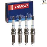 4 pc DENSO (SK20R11) Iridium Long Life Spark Plugs - Toyota Corolla 1.8L L4 2009-2015