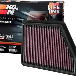 33-5045 K&N High-Flow Original Lifetime Engine Air Filter: Increase Power: Premium, Washable: 2016-2025 HONDA: Civic, HR-V