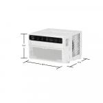 Toshiba 8,000 BTU 115-Volt Smart Wi-Fi Touch Control Window Air Conditioner with Remote for upto 350 sq. ft.