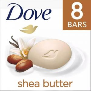 Dove Beauty Purely Pampering Shea Butter with Warm Vanilla Beauty Bar Soap - 8pk - 3.75oz each