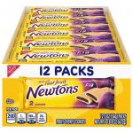 Newtons Soft & Fruit Chewy Fig Cookies, School Snacks, 12 Snack Packs (2 Cookies Per Pack)