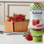 (4 pack) Smucker's Natural Strawberry Squeezable Fruit Spread, 19 Ounces